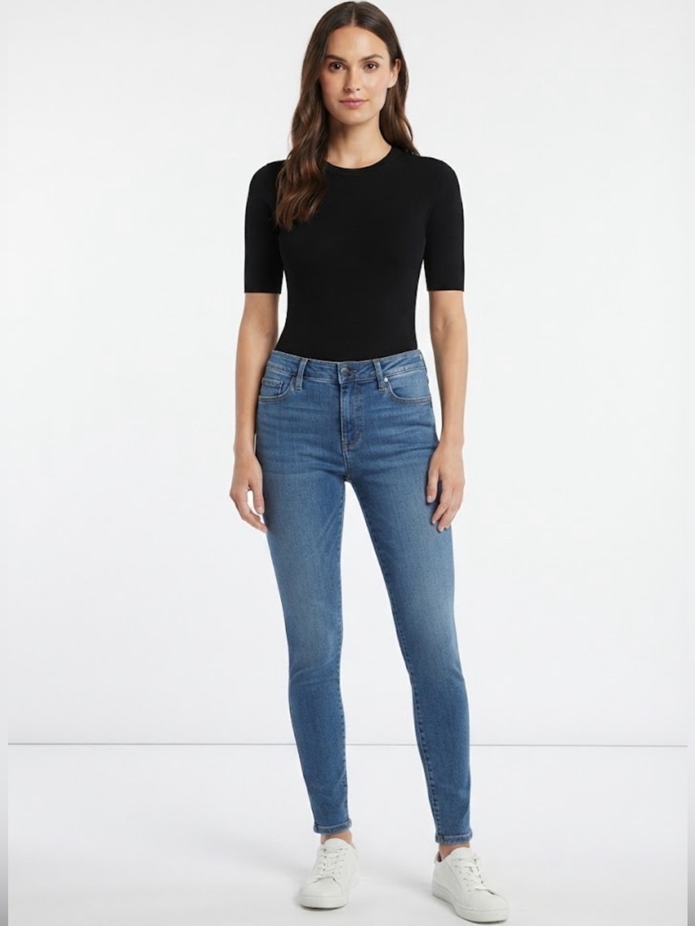 Tahari Chloe Fit Solution Skinny Blue Jeans Size 6 / 28
